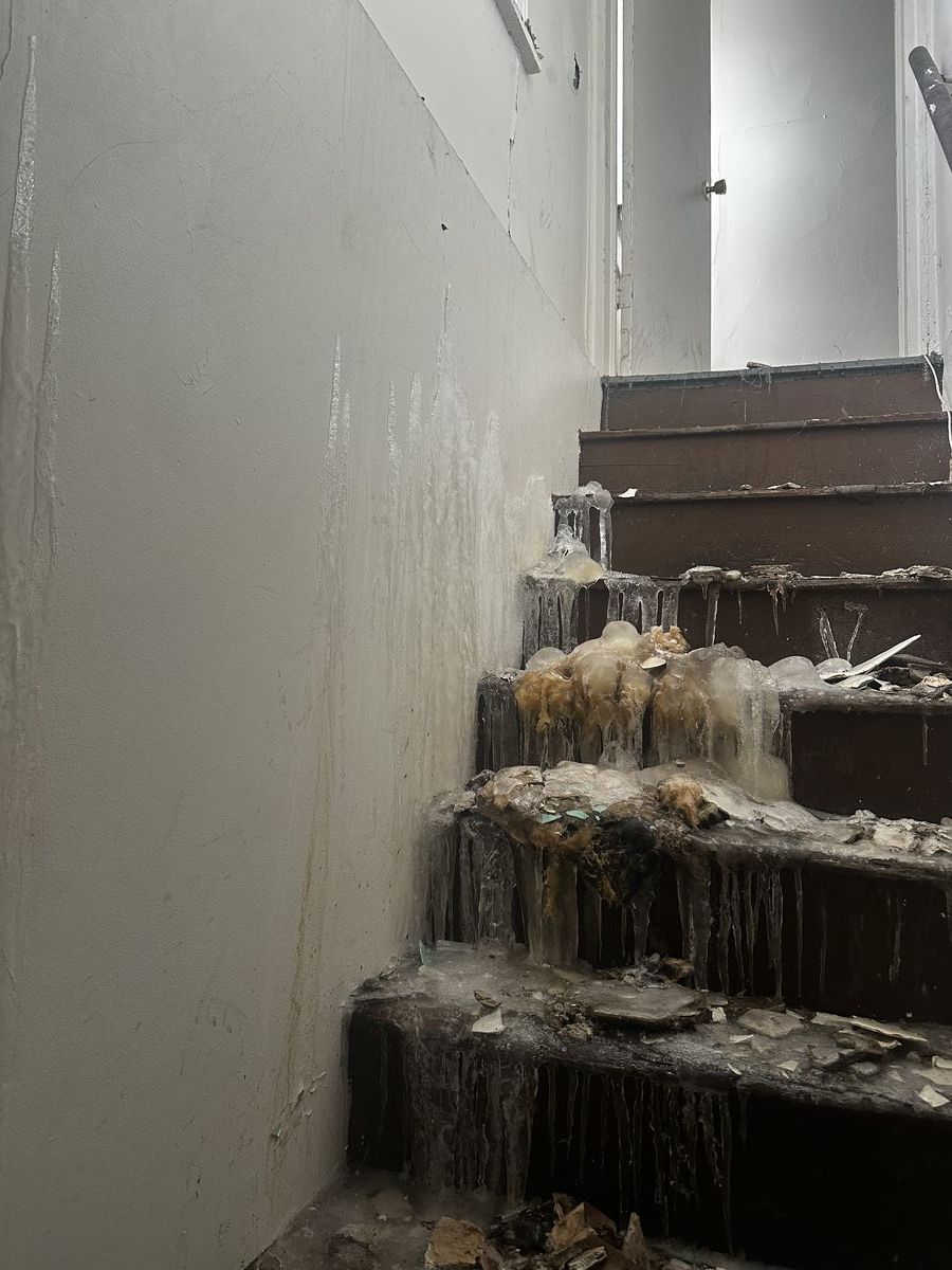 Basement water damage requiring full restoration